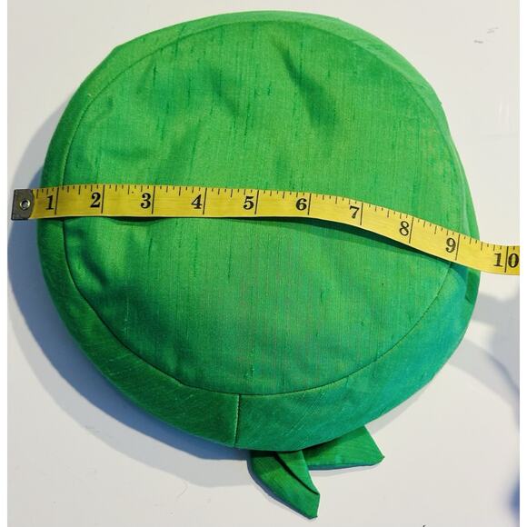 Vintage Adolfo II By Jordan Marsh green silk Pillbox Hat 50’s 60’s Vtg NY Paris - Picture 8 of 10